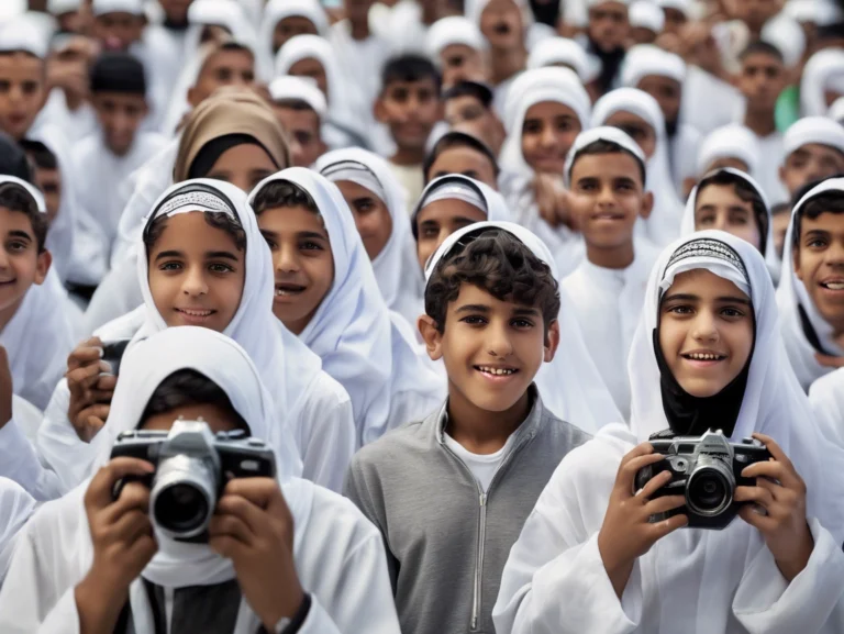 Foto Peliputan Pelepasan Jamaah Haji oleh Remaja Masjid